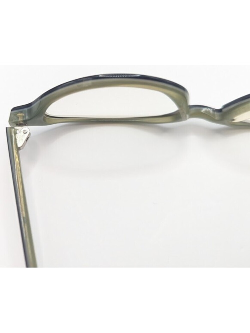 Nicole Miller Sweety Eyeglasses Frame Olive Translucent Green Oval  46-16-140 - Picture 12 of 15